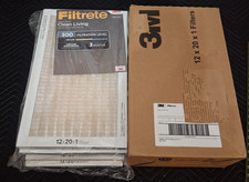 3M Filtrete 12x20x1 Clean Living AC Furnace Air Filters 6-Pack 300 MPR Merv 5