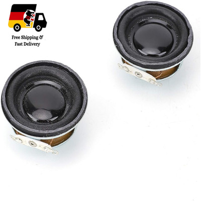 Tyenaza 3W 4 Ohm Mini Speaker Pack 2 Portable Horn Stereo 4 cm