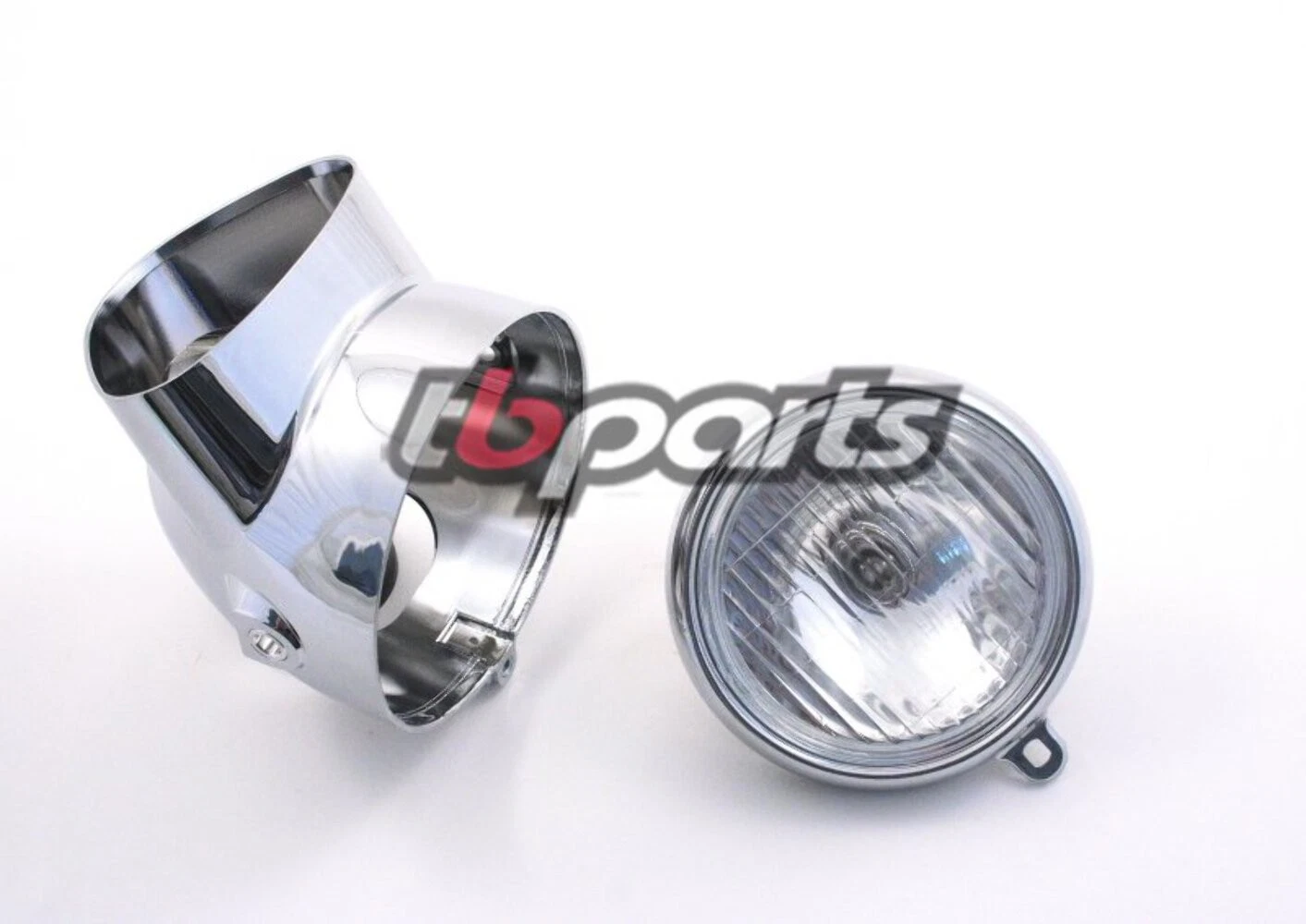TB Parts Headlight and Bucket Kit, Chrome - CT70 KO & Other Models