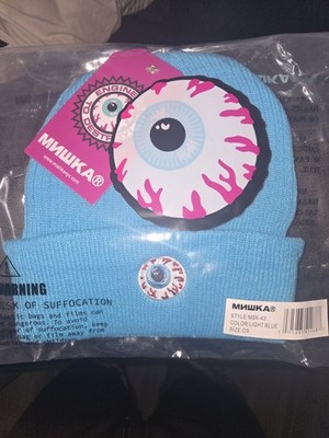 MNWKA Winter Beanie Hat Adult One Size Blue Acrylic Knit
