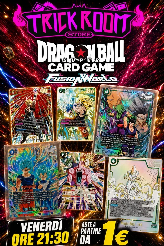 💜​​ ​ASTE A PARTIRE DA 1€ 💜 DRAGON BALL TCG 💜