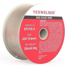 ER70S-6 MIG Wire, Solid Carbon Steel 2LB .030"