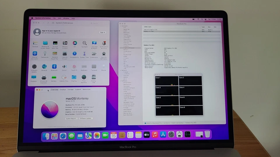 MacBook Pro Touch Bar 15" (Intel Core i7, 2.9GHz, 16GB RAM, 2TB SSD) A1707 - Image 3 of 4