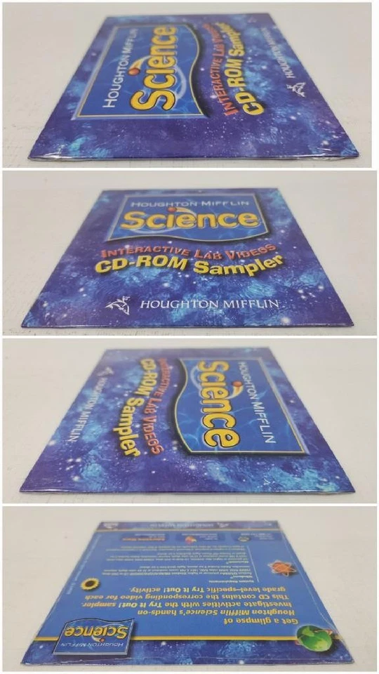 New Sealed - Houghton Mifflin Science Interactive Lab Videos CD-ROM Sampler - Image 3 of 3