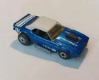 Vintage 1975 Lesney Matchbox Superfast No.1 Dodge Challenger Blue White Top NM