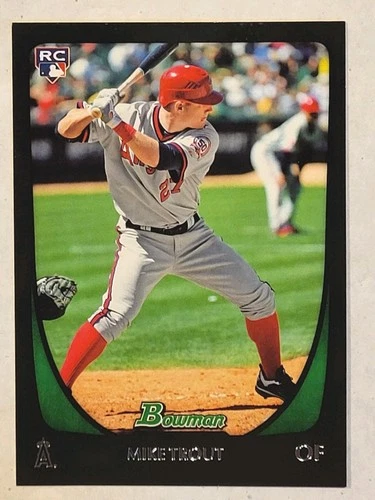 2011 Bowman Draft Picks & Prospects - Mike Trout #101 (RC) Rookie Card LA Angels
