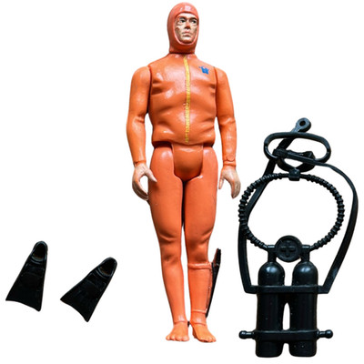 Action Force Frogman komplette Figur Serie One von Palitoy Black Watch 124