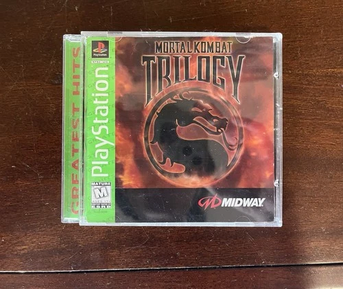 Mortal Kombat Trilogy Sony PlayStation 1 Midway Greatest Hits w/ Manual