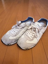Premiata Mens White Suede Sneakers 27cm Retro...
