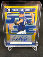 2021 Panini Donruss Optic Auto Seth Lugo Signature Series Gold #1/10