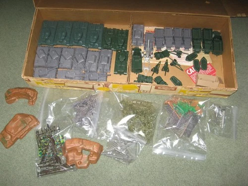 MARX/SEARS #6061 TANK BATTLE--ALMOST COMPLETE--HARD TO FIND--$48.99 SHIPPING