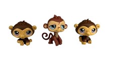 Littlest Pet Shop 359 and 485 Monkey Lot of 3 LPS