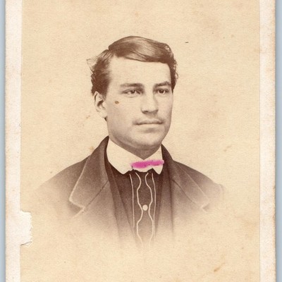 Arthur Leslie Shidler MD Doctor Sunbury Pennsylvania Byerly Tinted Antique CDV
