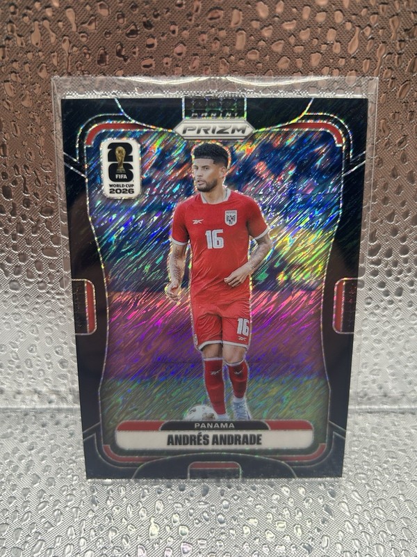 2026 Panini Prizm FIFA World Cup Andres Andrade Black Shimmer 1/1