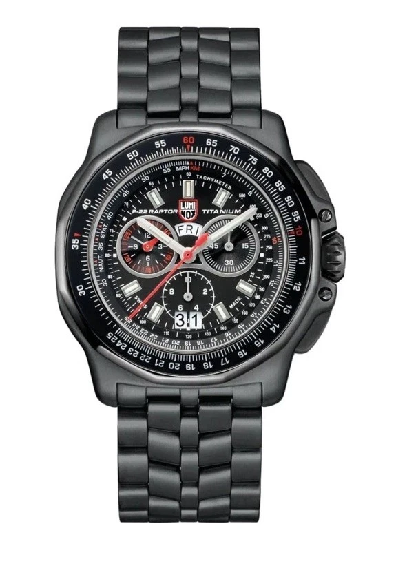 Reloj Piloto Luminox F-22 RAPTOR™ Titanio Serie 9270, 44 mm (XA.9272) Nuevo Foto 2 de 4