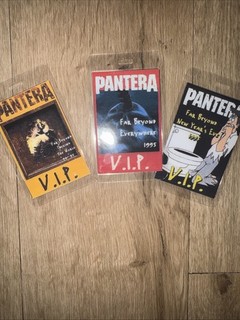 PANTERA Laminated Backstage Pass Lot