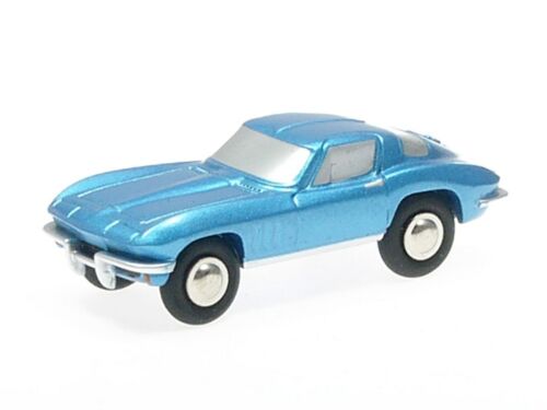 Schuco Piccolo Chevrolet Corvette Stingray met.-blau # 450566000 - Picture 1 of 3