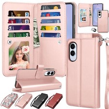 For Samsung Galaxy S25 Edge Wallet Case Flip Leather Card Holder Phone Cover