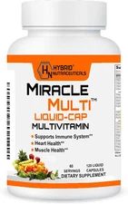 Suplemento diario de vitaminas y minerales con CoQ10, B12, 42 Superfood Enzyme