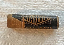 VTG WEAREVER Brand Refill BLACK Pencil Leads Medium Degree In Wooden Tube