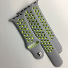 Original Apple watch Nike Sport Band 38mm 40mm S9 41MM S10 42MM Flat Silver/Volt