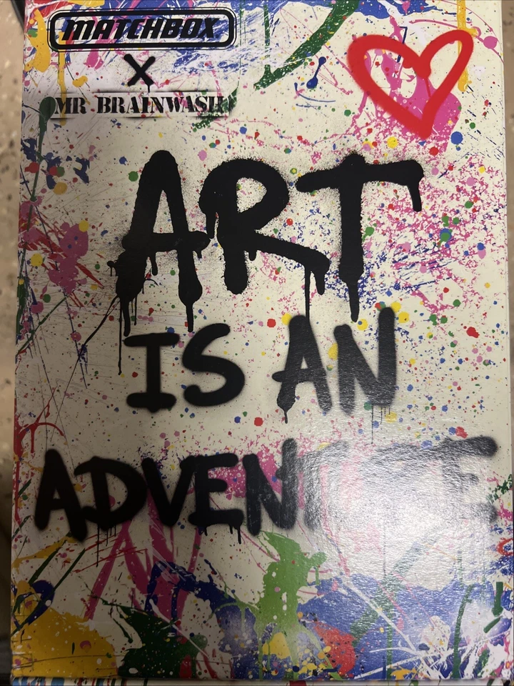 MATCHBOX CREATIONS MR BRAINWASH 1964 AUSTIN MINI COOPER S 1:64 SCALE NEW IN BOX - Image 2 of 2