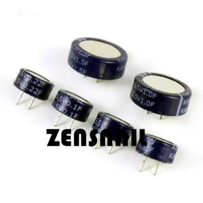 10PCS 5.5V 1.5F C TYPE KAMCAP Supercapacitor Farad Capacitor 20.5mm*7mm NEW