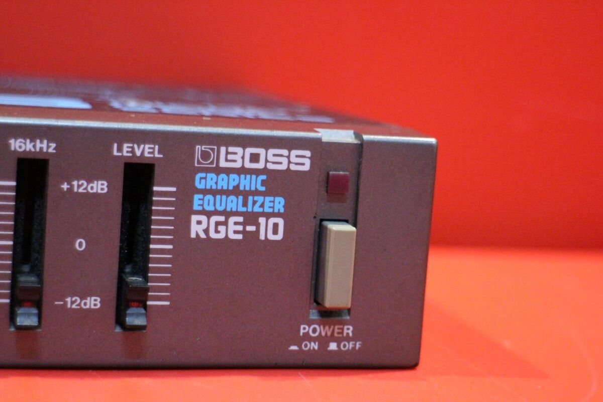 USED BOSS RGE-10 RGE 10 Graphic Equalizer Micro Rack Series Roland U1583  221026