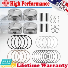 4 x Piston & Rings Kit For Kia Soul Forte Forte5 Forte Koup 2.0L 2014-2018 2.0L