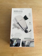 Wireless Car Charger Mount Clamping Phone Holder Air-Vent Dashboard