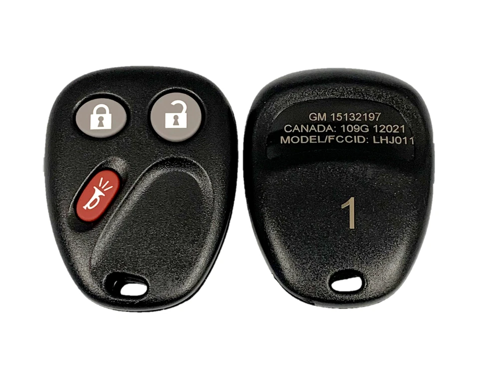 Llavero remoto de entrada sin llave GM OEM 3 botones de memoria # 1 OEM GM - LHJ011 Foto 2 de 2