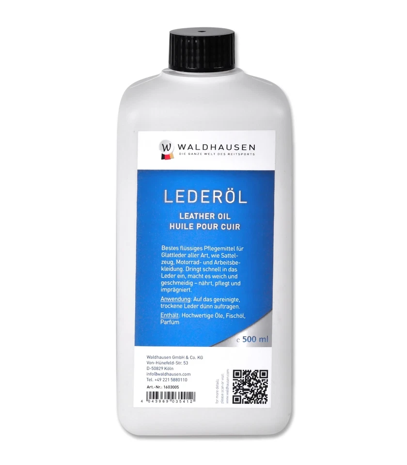WALDHAUSEN Olio per cuoio neutro - Leather Oil