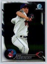 2016 Bowman Chrome Rob Kaminsky Rookie Cleveland Indians RC #BCP98