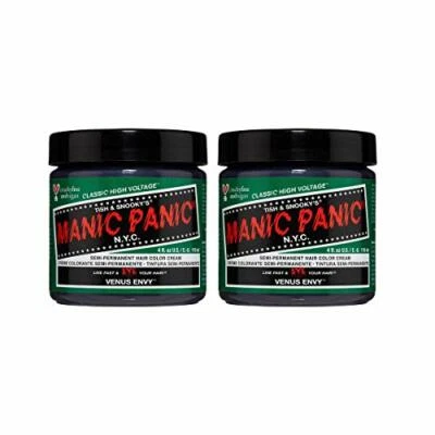 Manic Panic Venus Envy Classic Creme Vegan Semi Permanent Hair Dye 2 x 118ml
