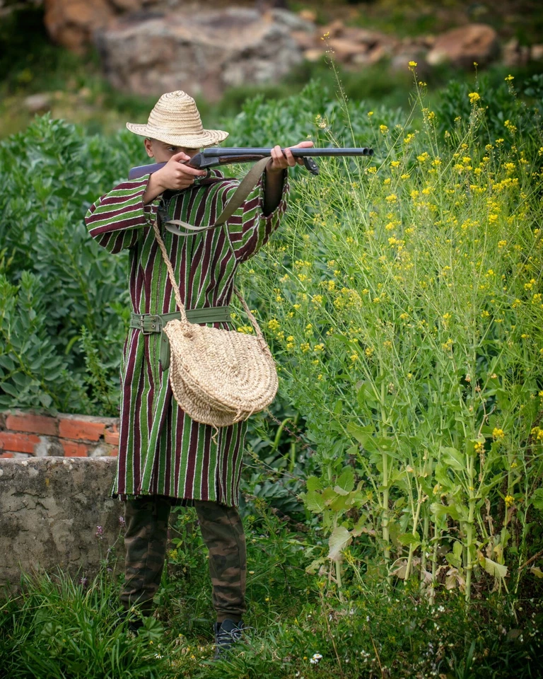 Reproduction Vintage Djellaba Goumier, WWII uniform Army Coat,1945 Jacket, - Image 4 of 4