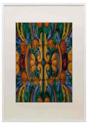 733002 Abstraktes Design Alcala De Guadaira Sevilla Spanien A3 A4 gerahmter Druck Bild