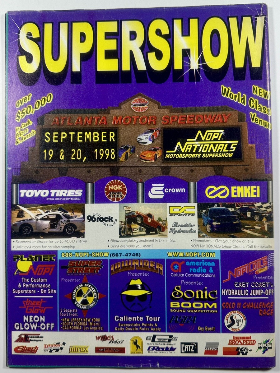 RARE ! Super Street Magazine March 1998 Race & Win Drag Race
