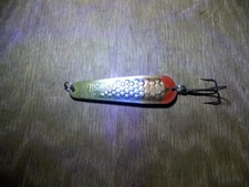 Elbe "TORSK" Fishing Lure Brass-Silver-Copper W/Lead on Backside Jig-Cast  8/26