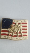 Vintage Bicentennial 1776-1976 Belt Buckle