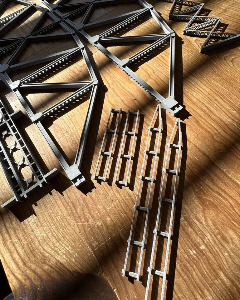 Truss Bridge Single Track 28 Inch 203Feet “unassembled Kit” - Image 4 of 4