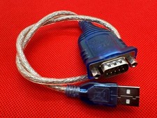 USB to 9-pin DB9 RS232 Plug Play Smart Cable Adapter Converter Win 8 Win 7 64bit