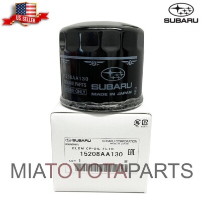 Genuine Subaru 2013-2020 BZR 2.0L OEM Engine Oil Filter 15208AA130