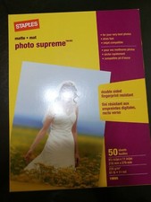 Staples photo supreme matte 50 sheets