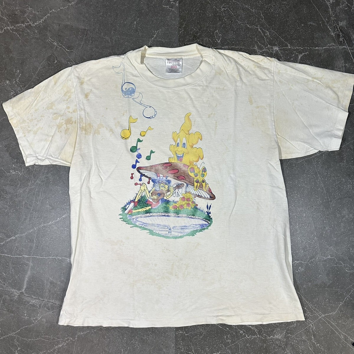Vintage 1993 Grateful Dead Songs Fill The Air Shirt All Over Vintage 1993 Grateful Dead Songs Fill The Air Shirt All Over