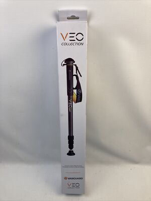 Vanguard VEO CM-264 Carbon Fiber Monopod W/ Wrist Strap & Carabiner New NIB