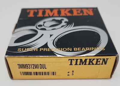 TIMKEN 3MM9312WI DUL SUPER PRECISION BEARING SET *2pc / 3MM9312WIDUL *NDA AVAIL*
