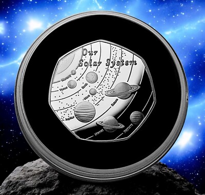 Silver Coin Our Solar System .999 Silver Commemorative Coin - Space ...