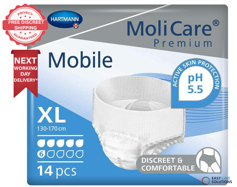 14 x MoliCare Premium Mobile 6 Drops XL | 1 Pack of 14