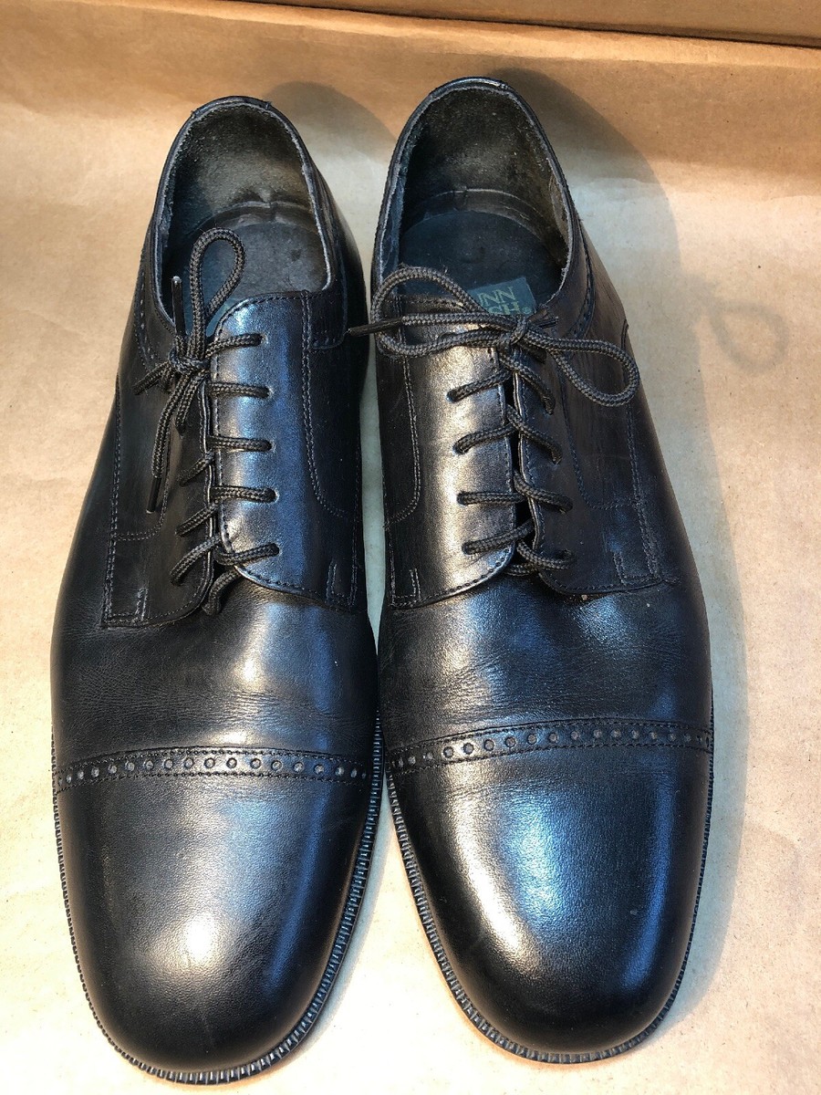Nunn Bush Shoes Mens 9 Derby Oxford Dress Cap Toe Black Leather Classic Formal GUEST_b5b9a92f-107b-4708-b1e8-  main image 2