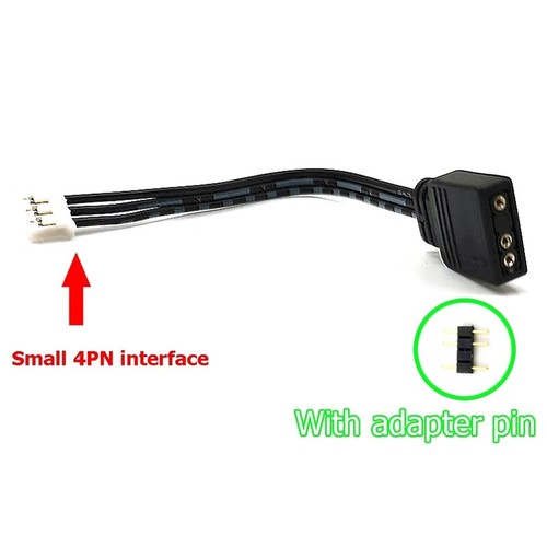 For Coolmoon Fan Controller Adapter Cable 4Pin/6Pin to 5V ARGB 3Pin Converter - Afbeelding 11 van 14